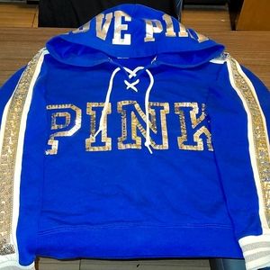 ❌RARE VS PINK BLINGED OUT HOODIE❌